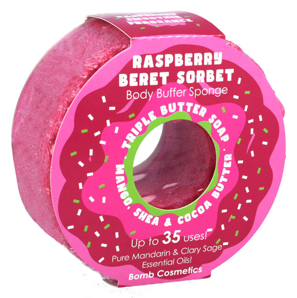 Raspberry Beret Sorbet Donut Body Buffer