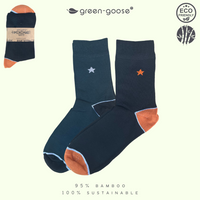 green-goose Bamboe Sokken | 4 Paar | Ster | 39-44