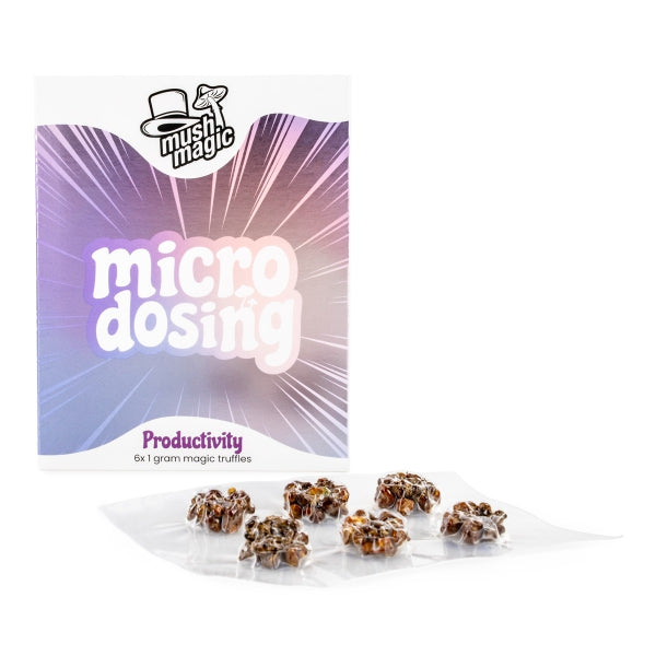 MushMagic Productivity Microdosing truffel Pack:voor beginnende én ervaren gebruikers