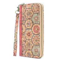 Cork Ladies Wallet | Hexagon Red