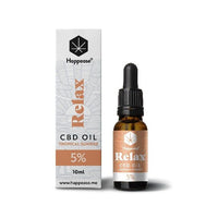 Happease® Relax 5% CBD Olie Tropical Sunrise (10ml)